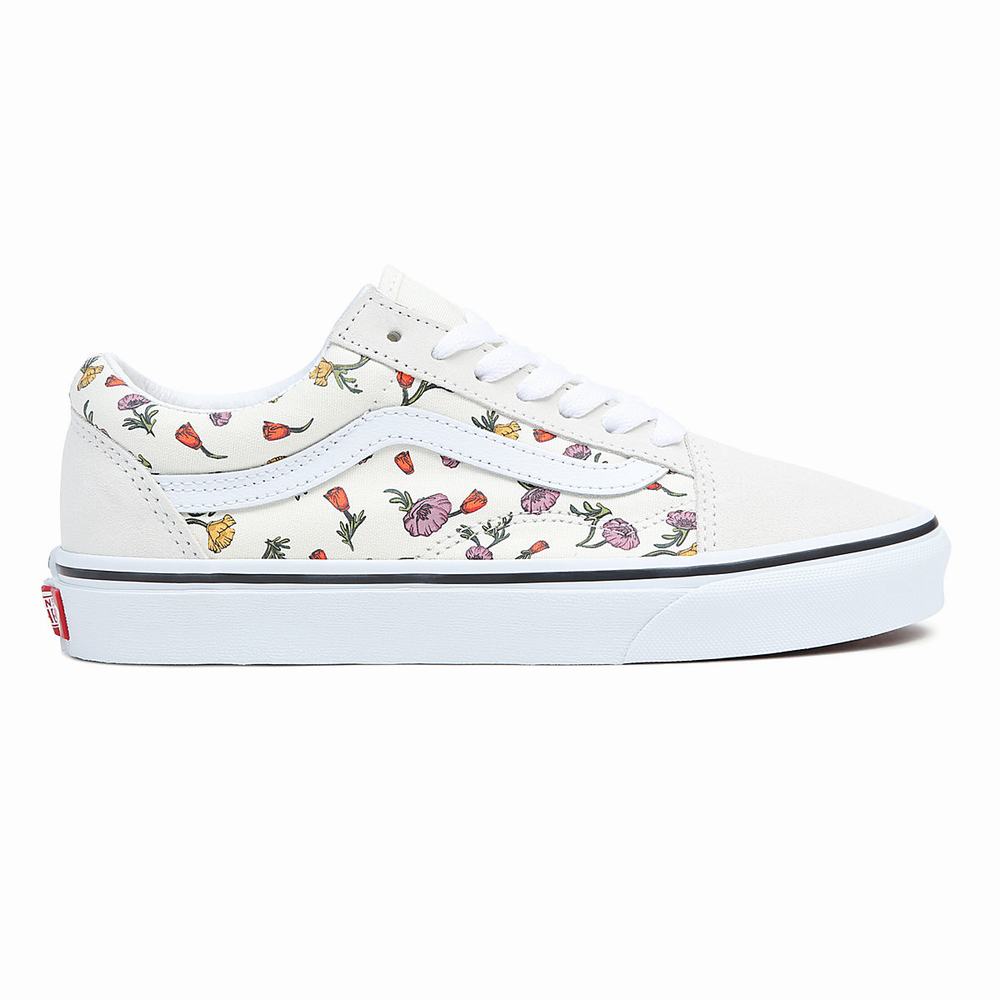 Women's Vans Old Skool Sneakers White | USA35089