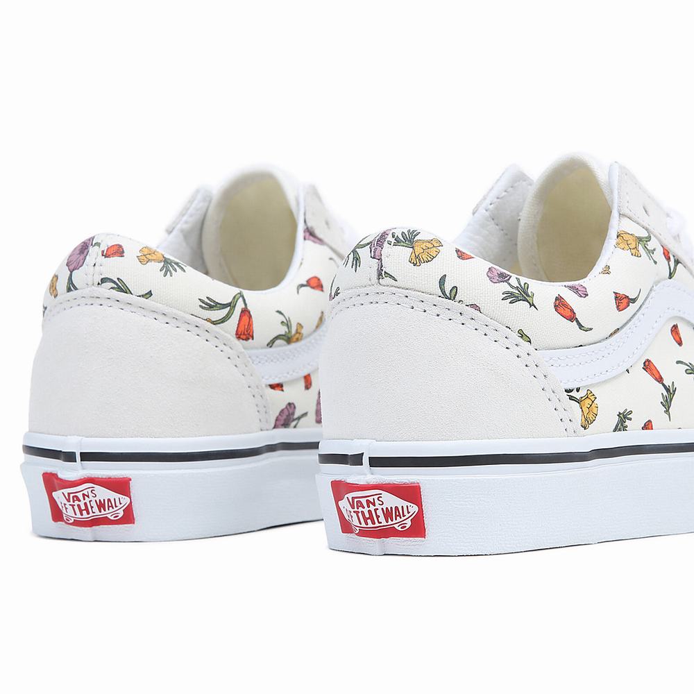 Women's Vans Old Skool Sneakers White | USA35089