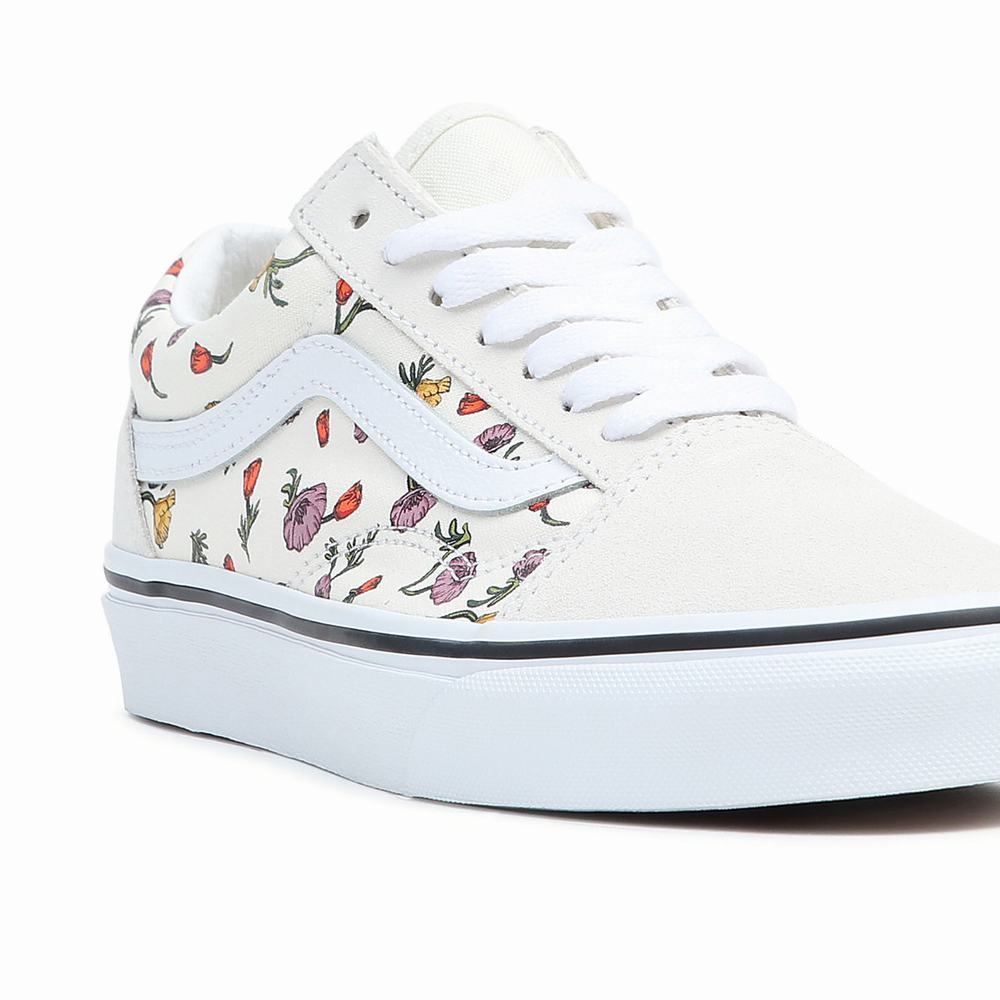 Women's Vans Old Skool Sneakers White | USA35089