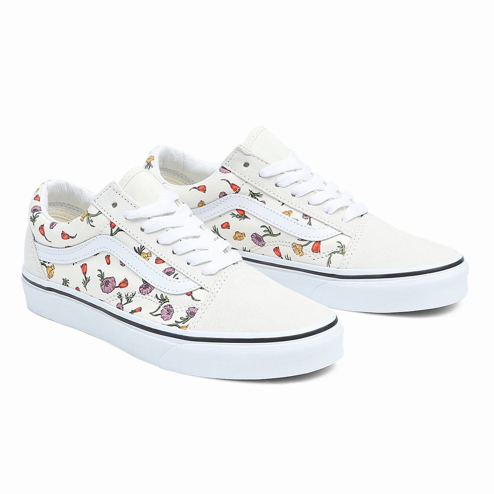 Women\'s Vans Old Skool Sneakers White | USA35089