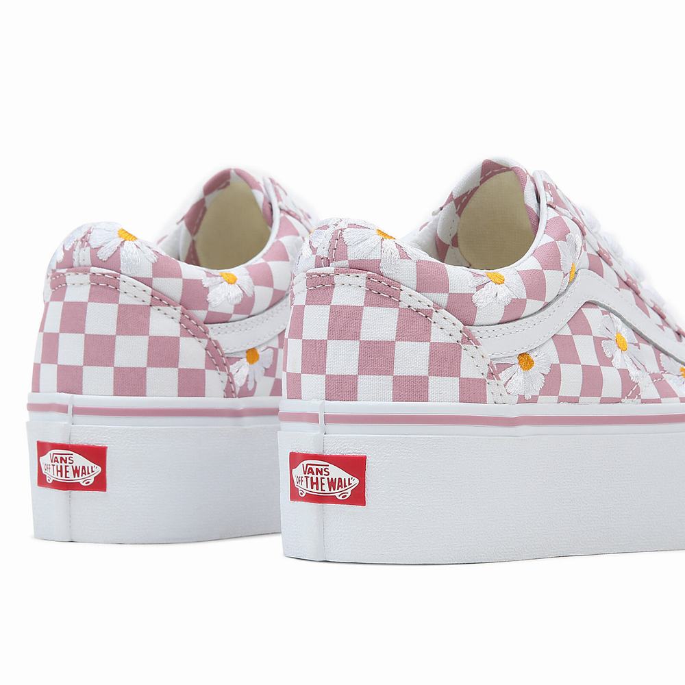 Women's Vans Old Skool Stackform Sneakers Pink | USA74680