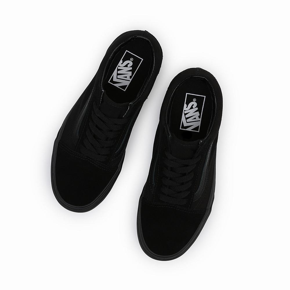 Women's Vans Old Skool Stackform Sneakers Black | USA87436