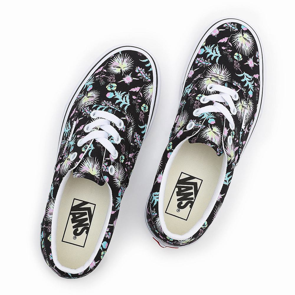 Women's Vans Paradise Floral Era Sneakers Black | USA04326