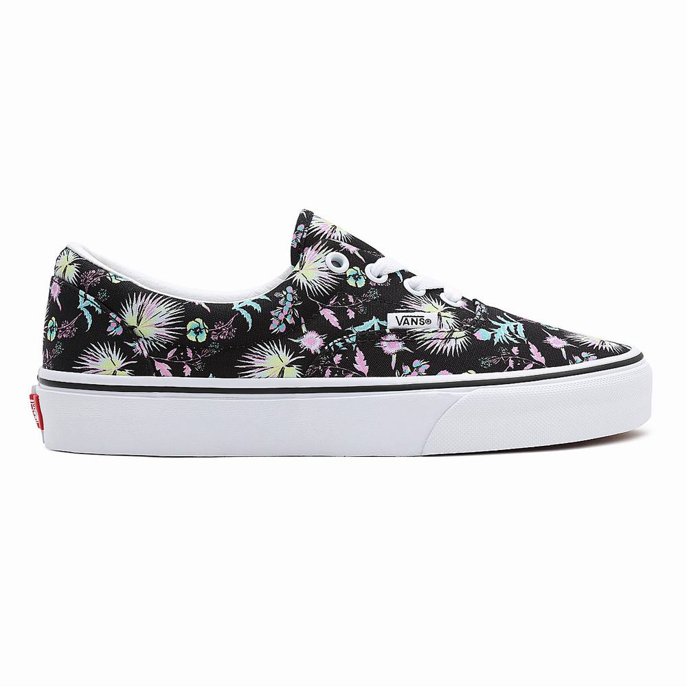 Women's Vans Paradise Floral Era Sneakers Black | USA04326