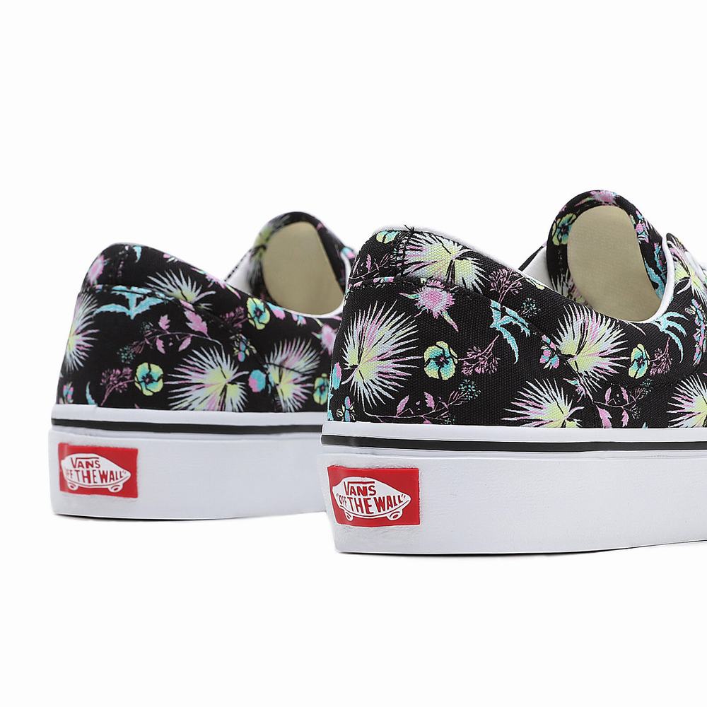 Women's Vans Paradise Floral Era Sneakers Black | USA04326