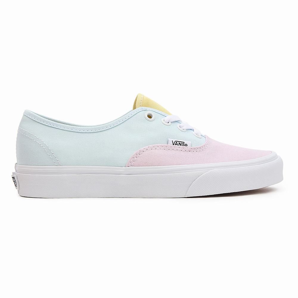 Women's Vans Pastel Block Authentic Sneakers Multicolor | USA92806