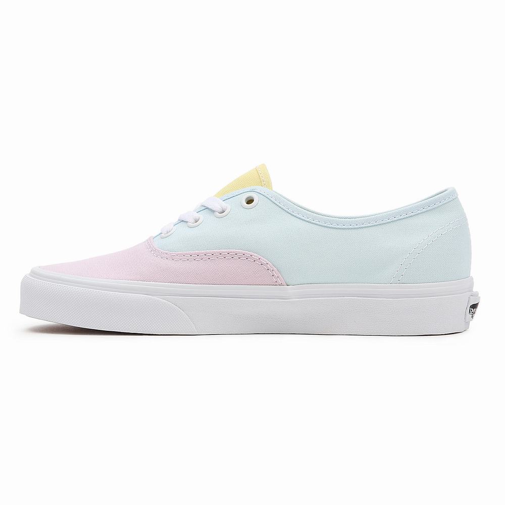 Women's Vans Pastel Block Authentic Sneakers Multicolor | USA92806