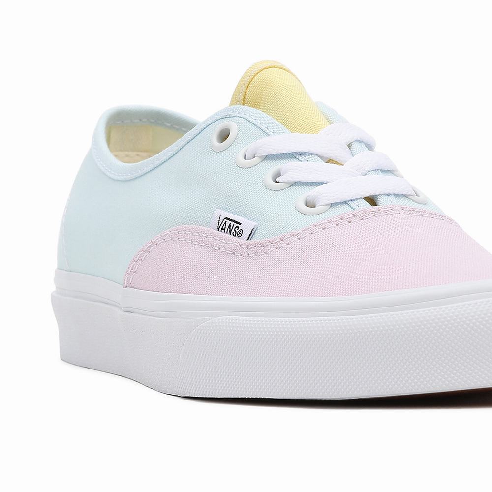 Women's Vans Pastel Block Authentic Sneakers Multicolor | USA92806