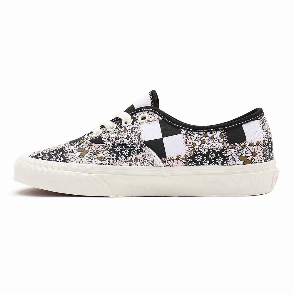 Women's Vans Patchwork Floral Authentic Sneakers Multicolor | USA19475