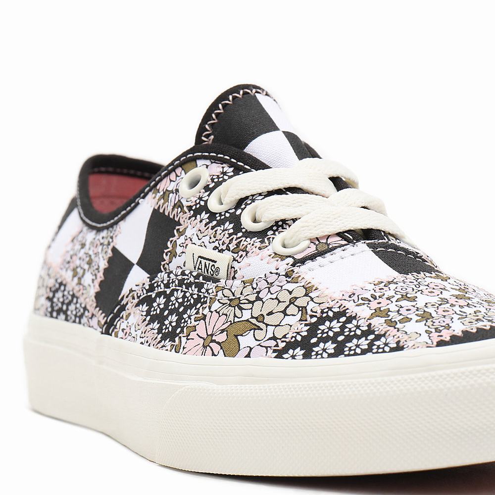 Women's Vans Patchwork Floral Authentic Sneakers Multicolor | USA19475