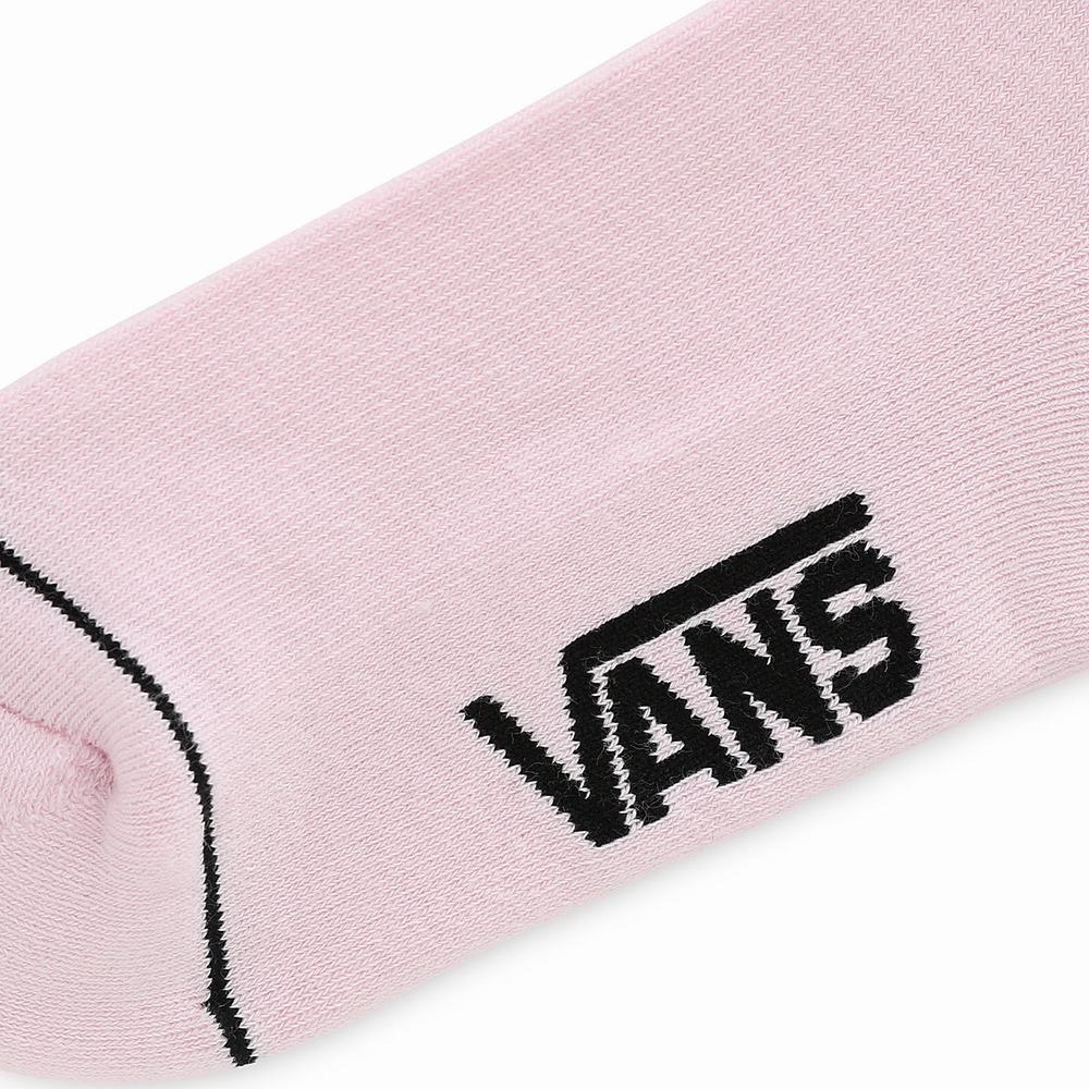 Women's Vans Peek-A-Check Crew 6.5-10 1Pk Socks Pink | USA86247