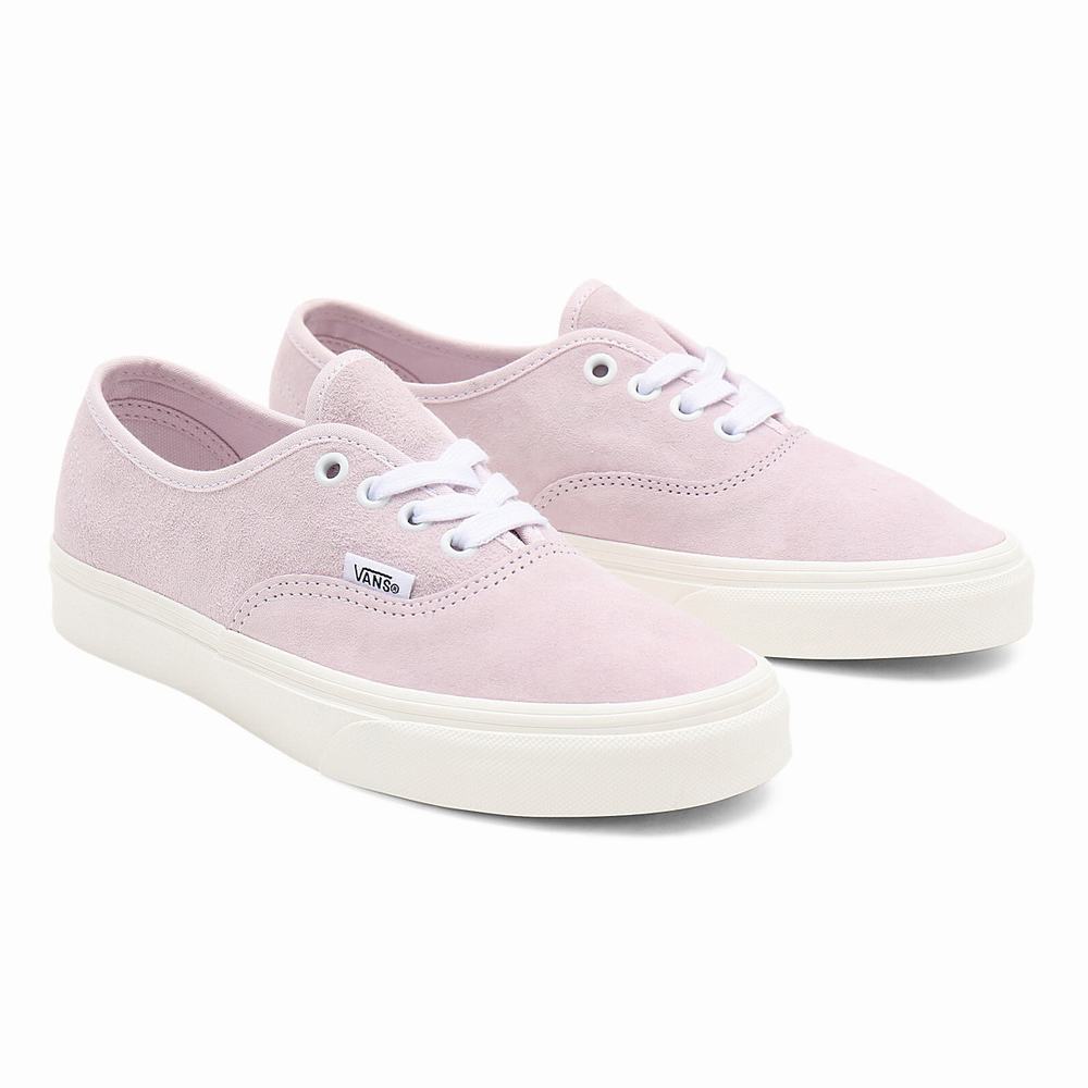 Women\'s Vans Pig Suede Authentic Sneakers Pink | USA85460