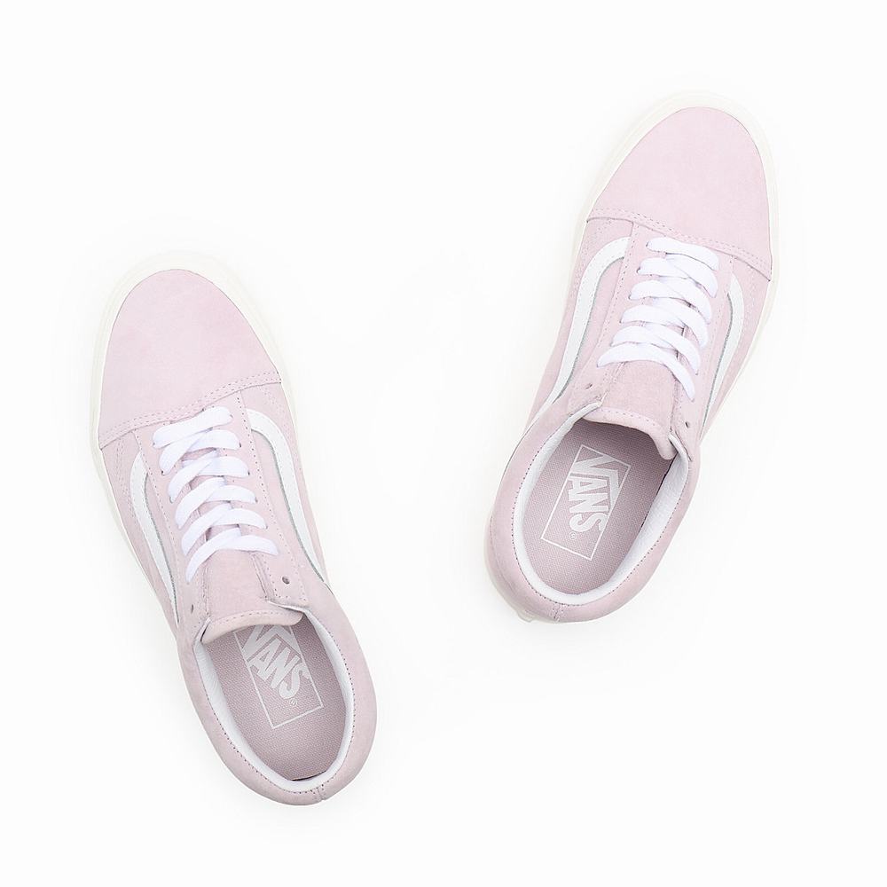 Women's Vans Pig Suede Old Skool Sneakers Pink | USA60213