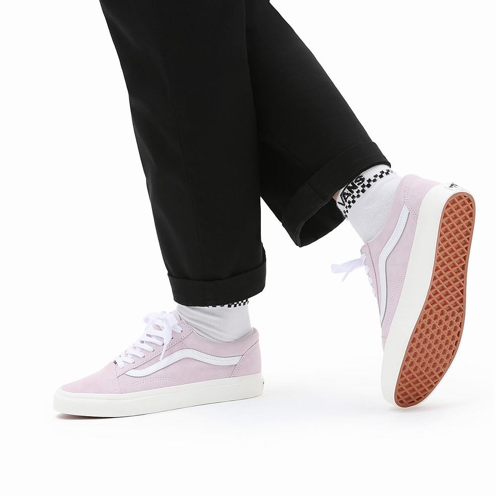 Women's Vans Pig Suede Old Skool Sneakers Pink | USA60213