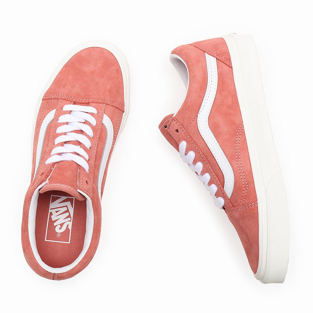 Women's Vans Pig Suede Old Skool Sneakers Pink | USA71938