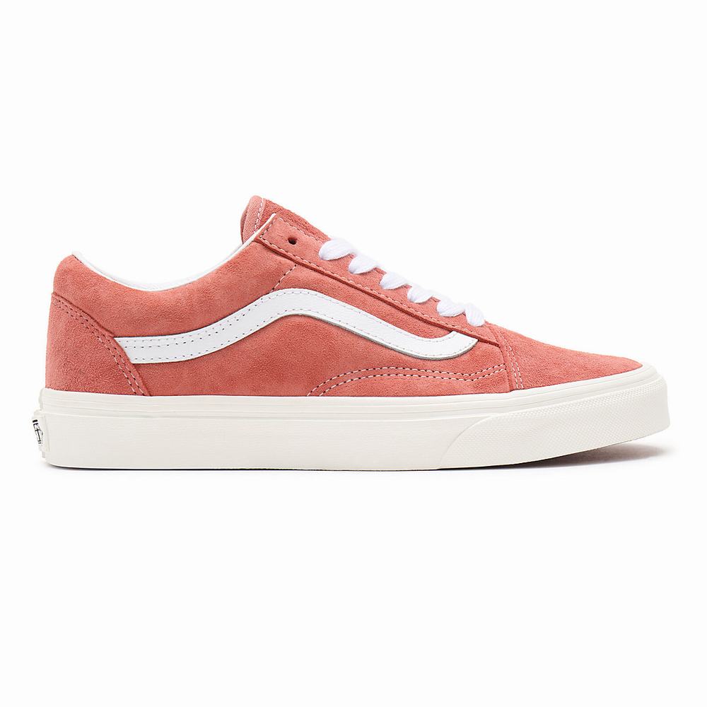 Women's Vans Pig Suede Old Skool Sneakers Pink | USA71938