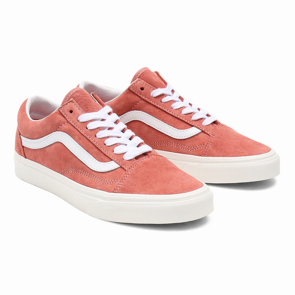 Women\'s Vans Pig Suede Old Skool Sneakers Pink | USA71938