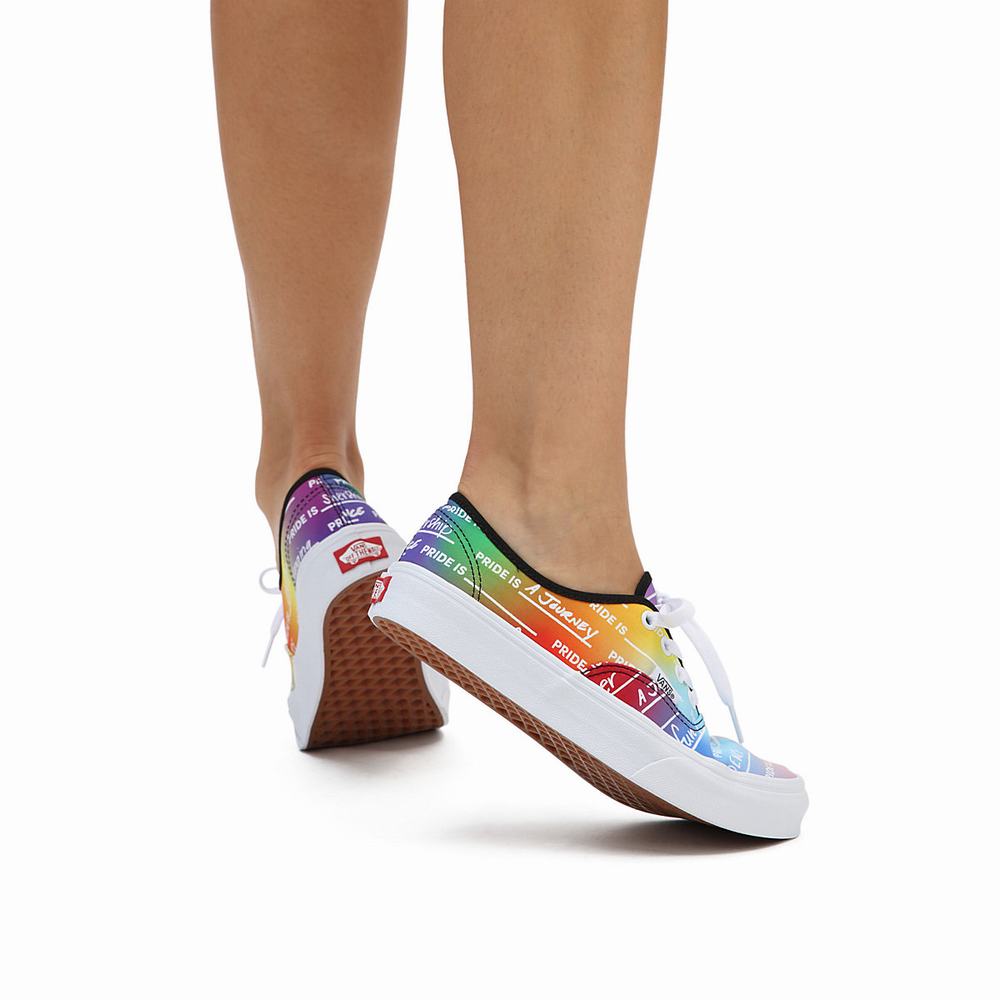 Women's Vans Pride Authentic Sneakers Multicolor | USA81563