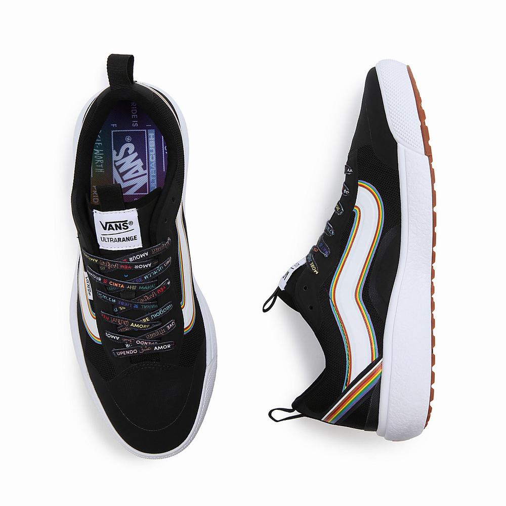 Women's Vans Pride UltraRange EXO Sneakers Black | USA30721