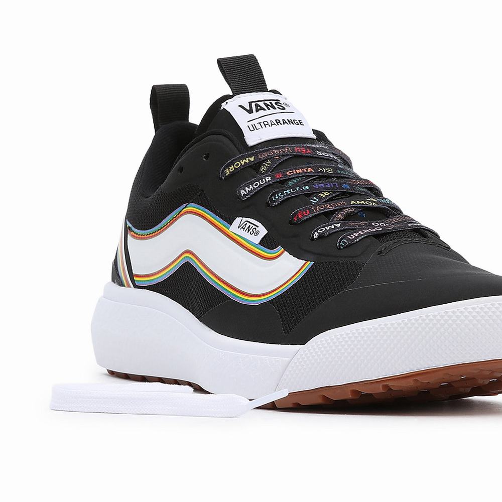 Women's Vans Pride UltraRange EXO Sneakers Black | USA30721