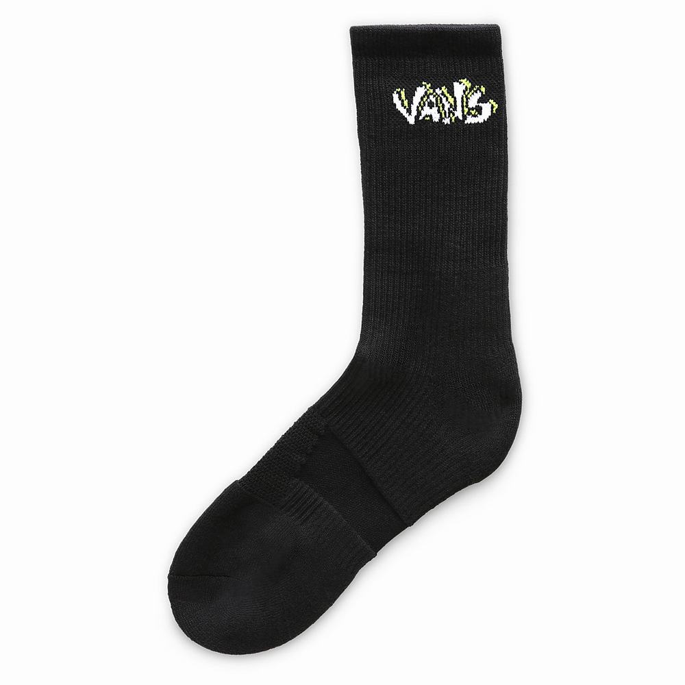 Women\'s Vans Pro Skate Classics (1 pair) Socks Black | USA61724