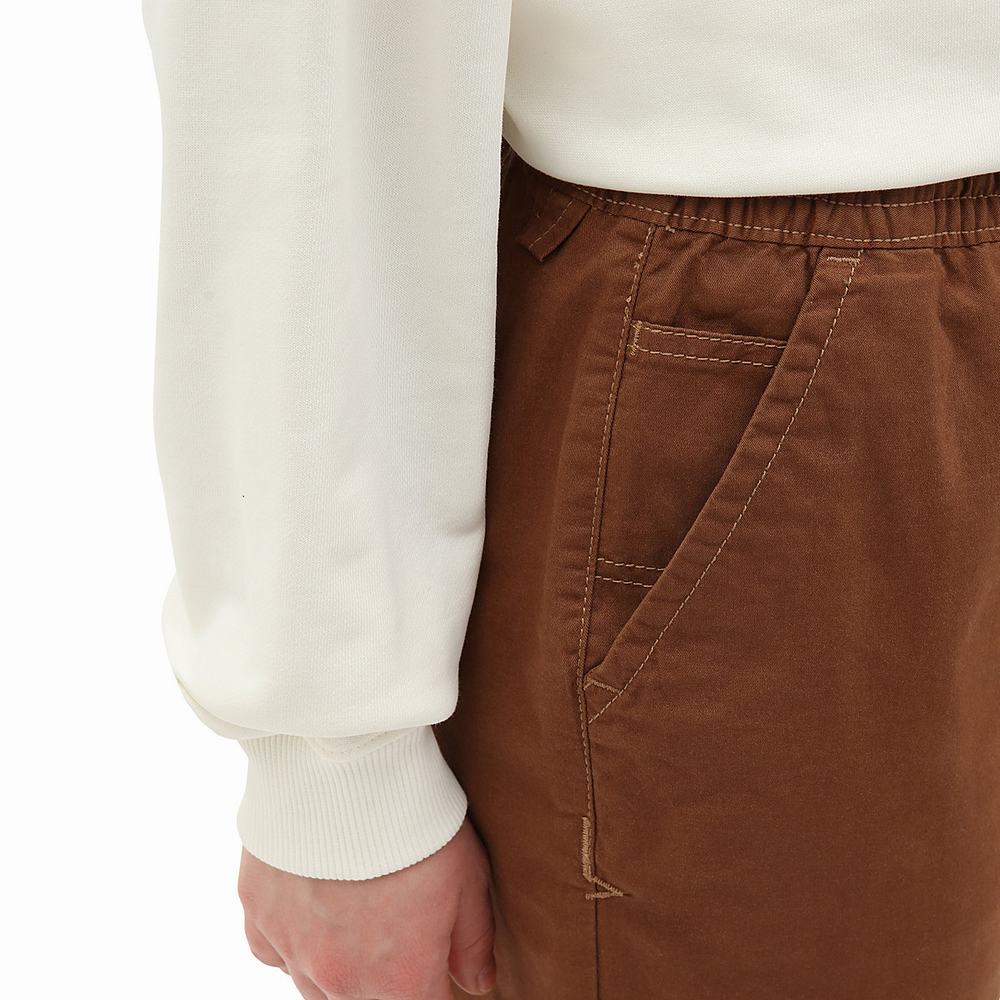 Women's Vans Range Relaxed Pants Brown | USA52716