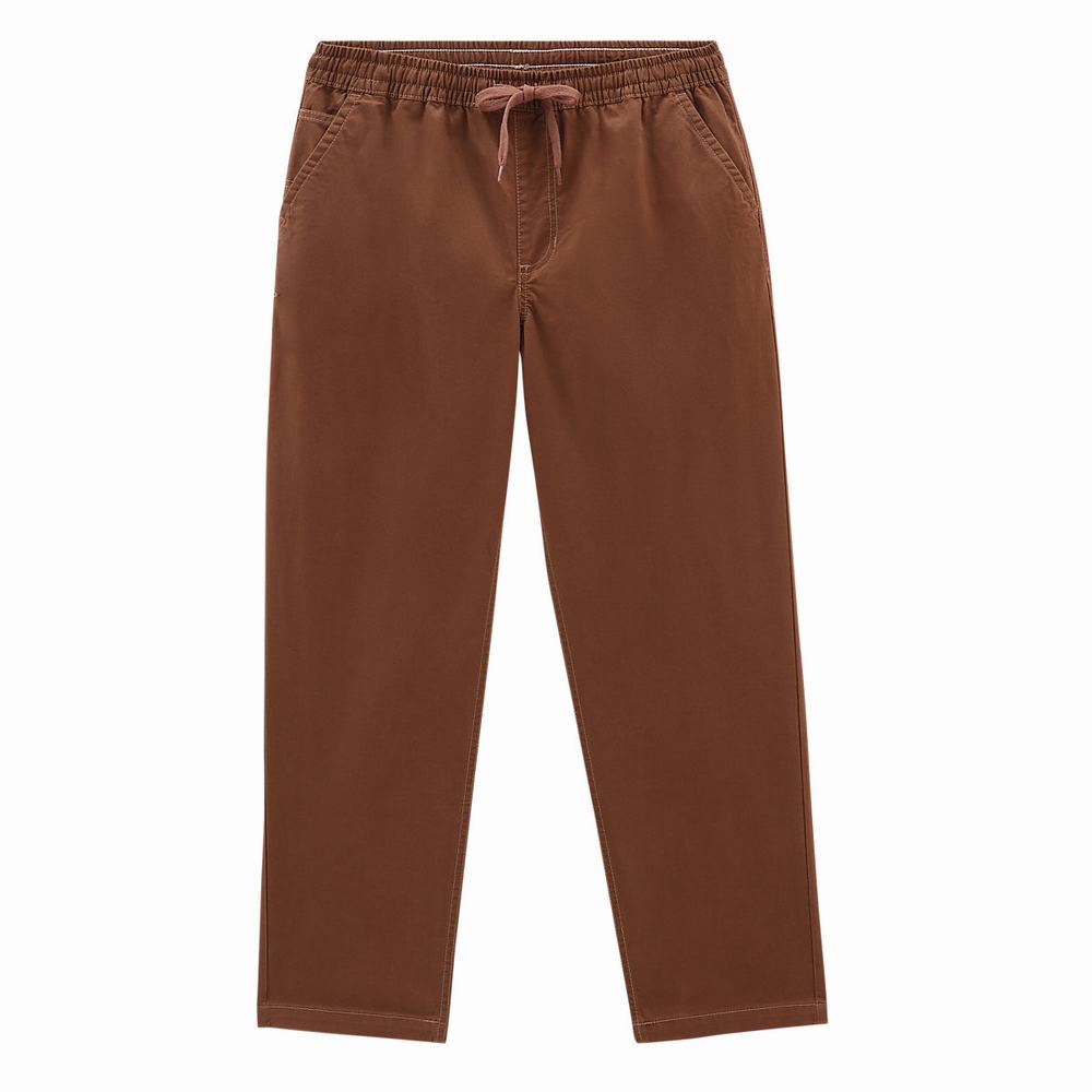 Women's Vans Range Relaxed Pants Brown | USA52716