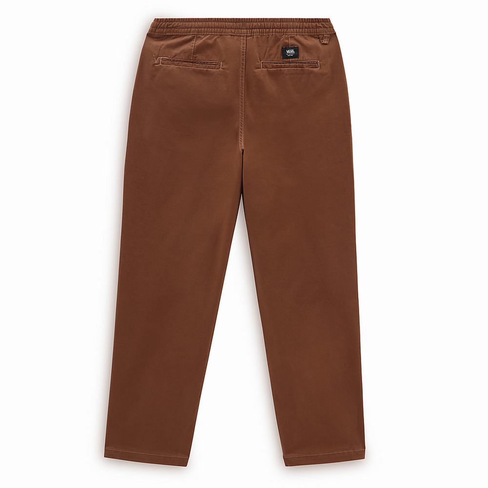 Women's Vans Range Relaxed Pants Brown | USA52716