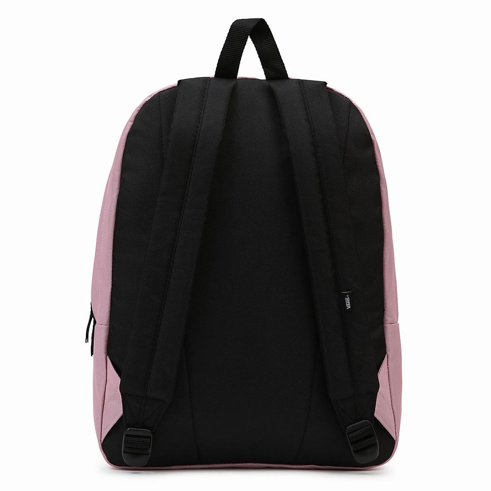 Women's Vans Realm Backpacks Pink | USA57012