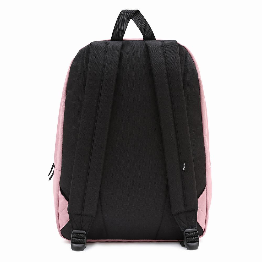 Women's Vans Realm Backpacks Pink | USA71362