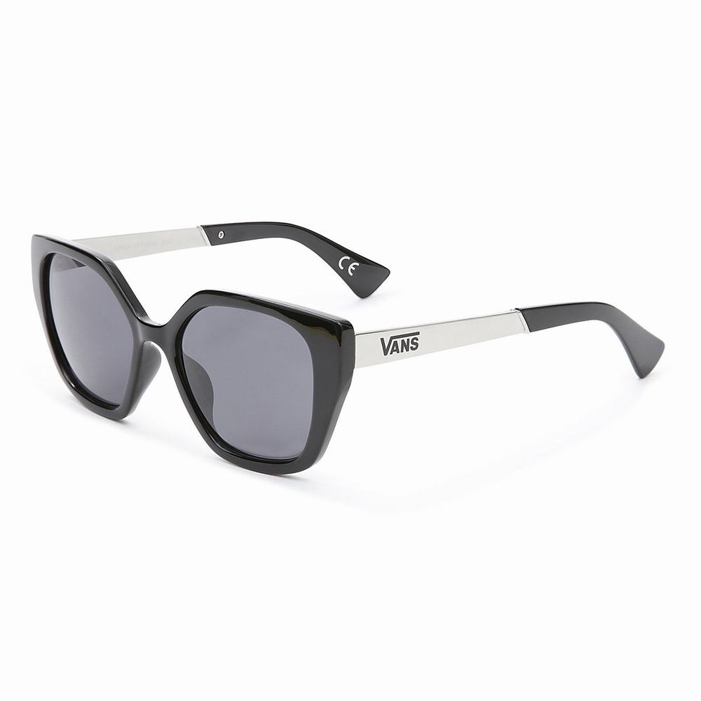 Women's Vans Right Angles Sunglasses Black | USA49781