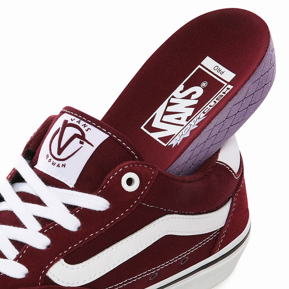 Women's Vans Rowan Pro Sneakers Red | USA90257