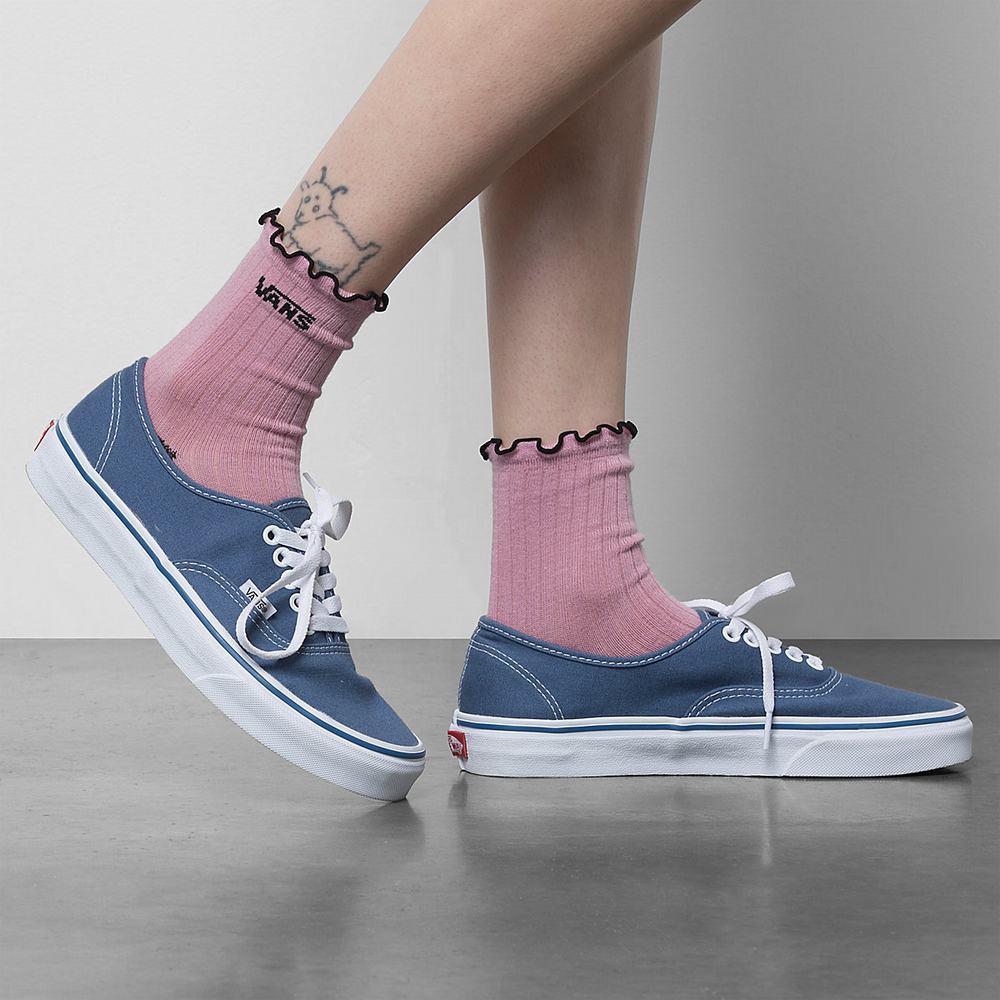 Women's Vans Ruffle Crew (1 pair) Socks Pink | USA21968