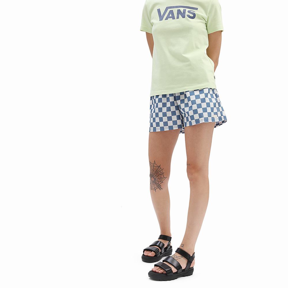 Women\'s Vans SKATE CLASSICS SHORT MOONLIGHT BLUE Shorts Blue | USA87036