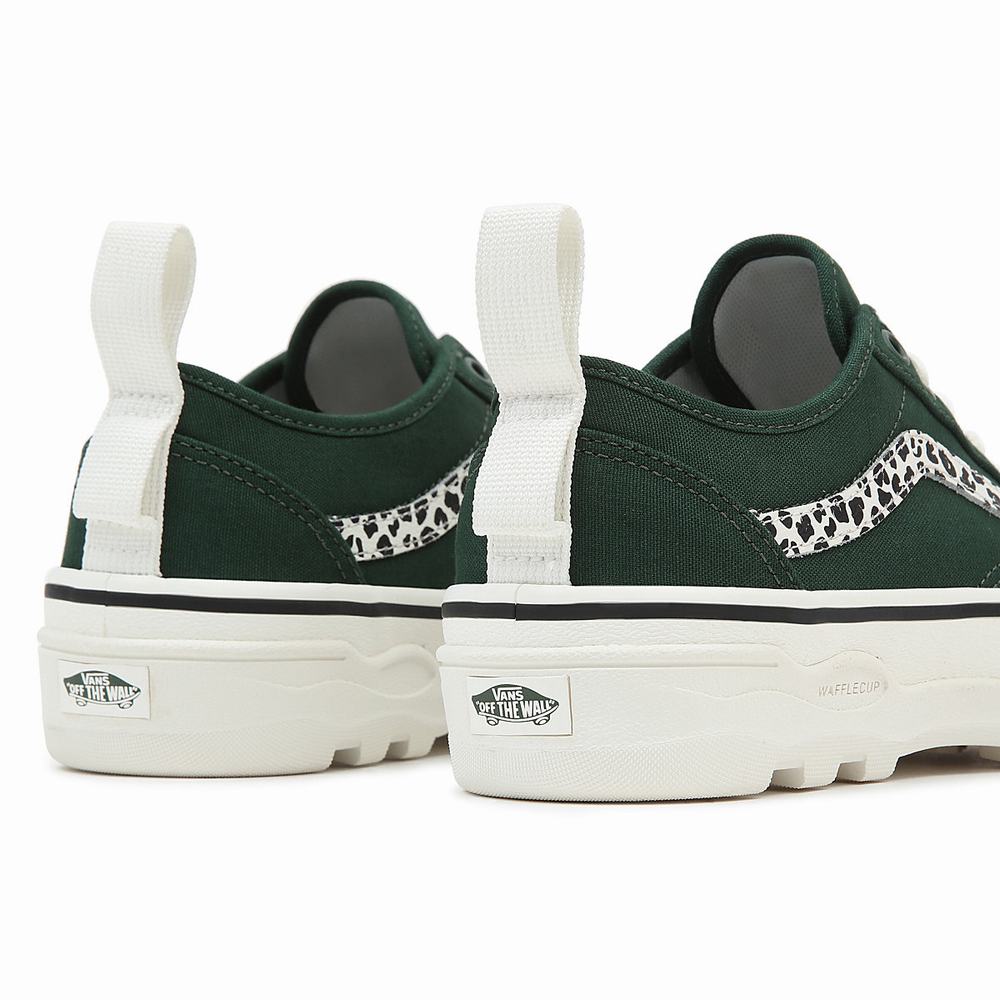 Women's Vans Sentry Old Skool Sneakers Green | USA63802