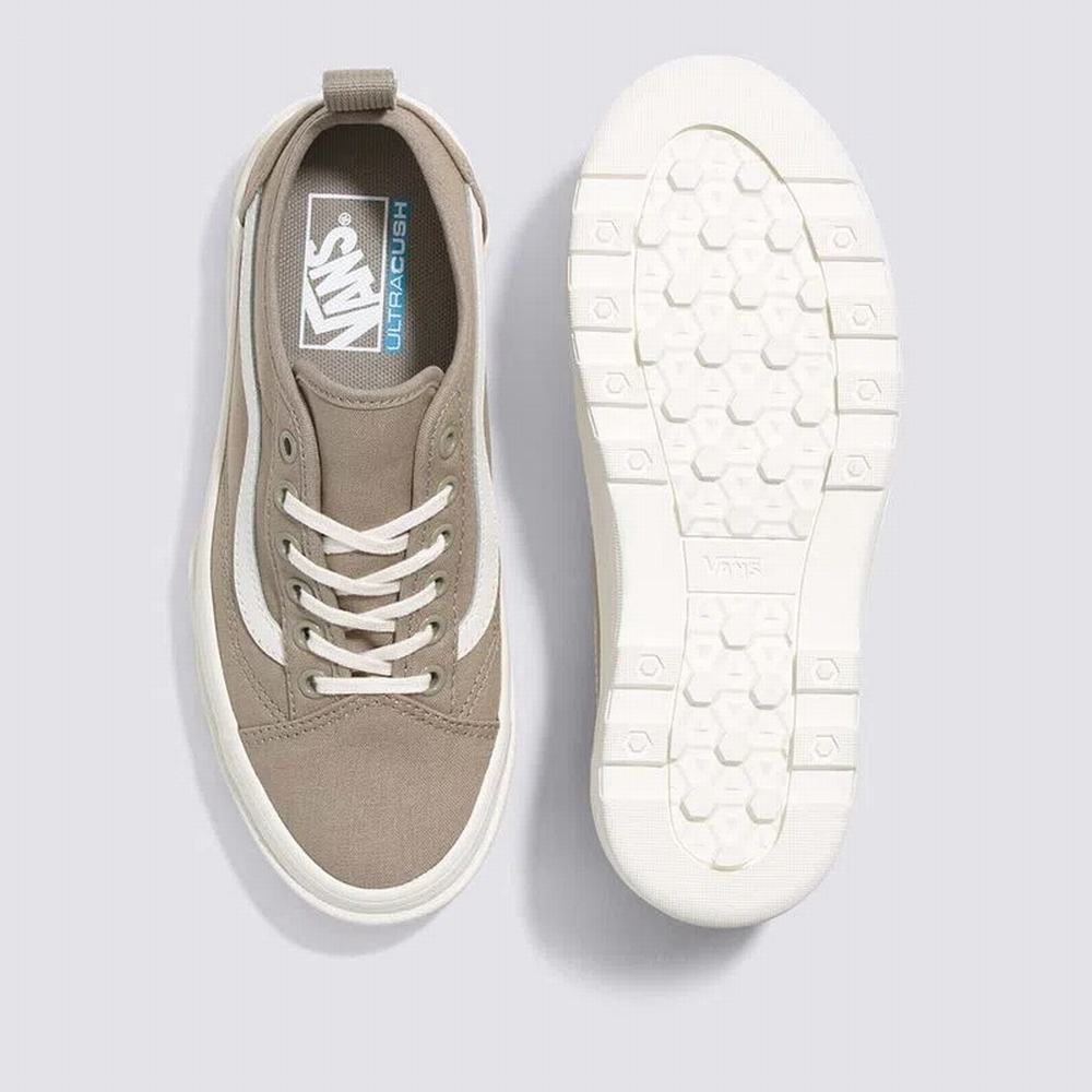 Women's Vans Sentry Old Skool WC Sneakers Chocolate | USA08251