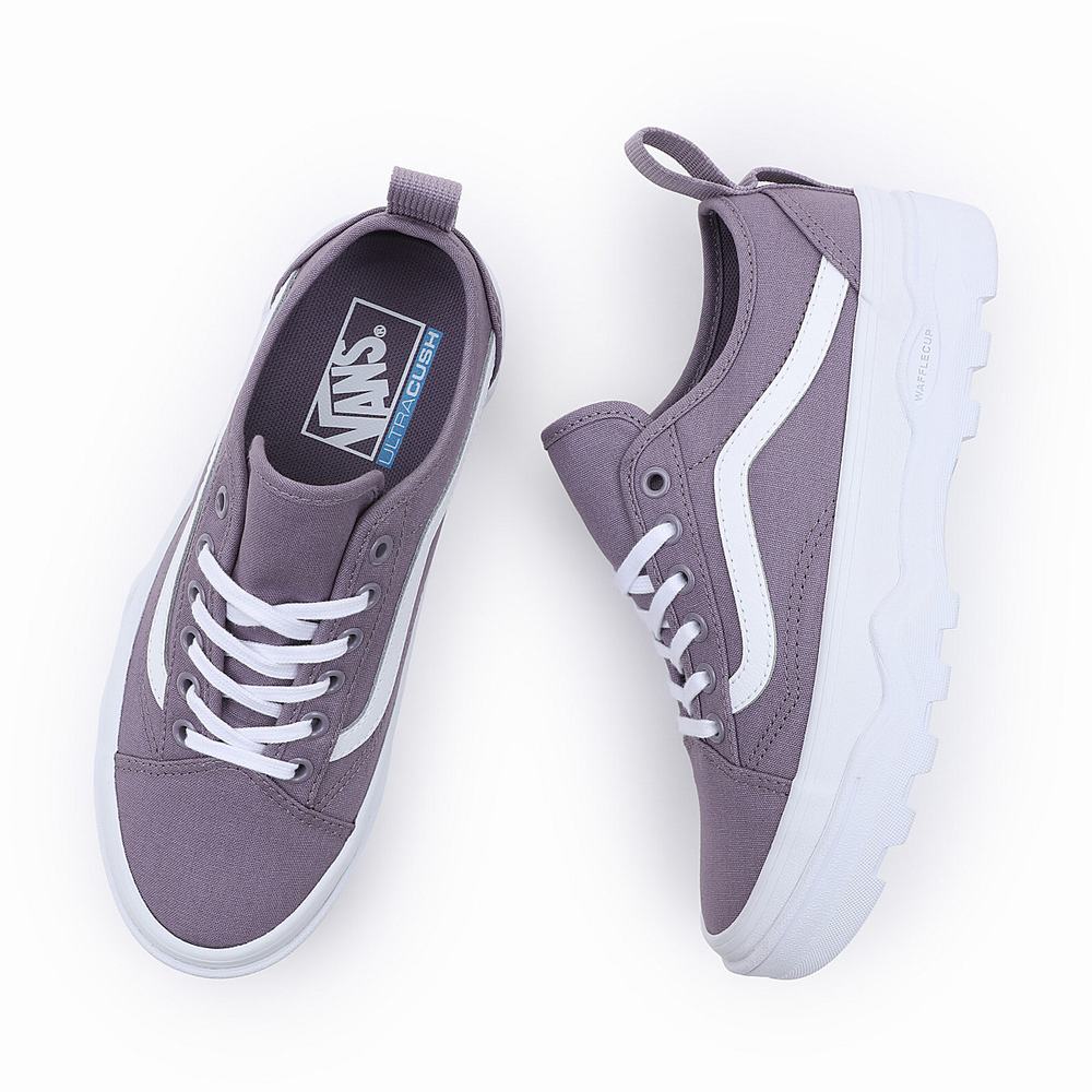 Women's Vans Sentry Old Skool WC Sneakers Purple | USA08327