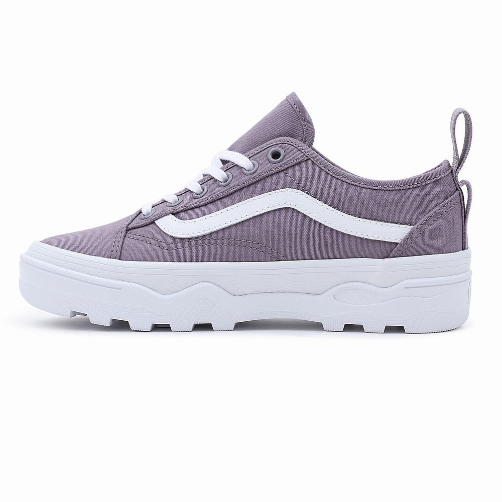 Women's Vans Sentry Old Skool WC Sneakers Purple | USA08327