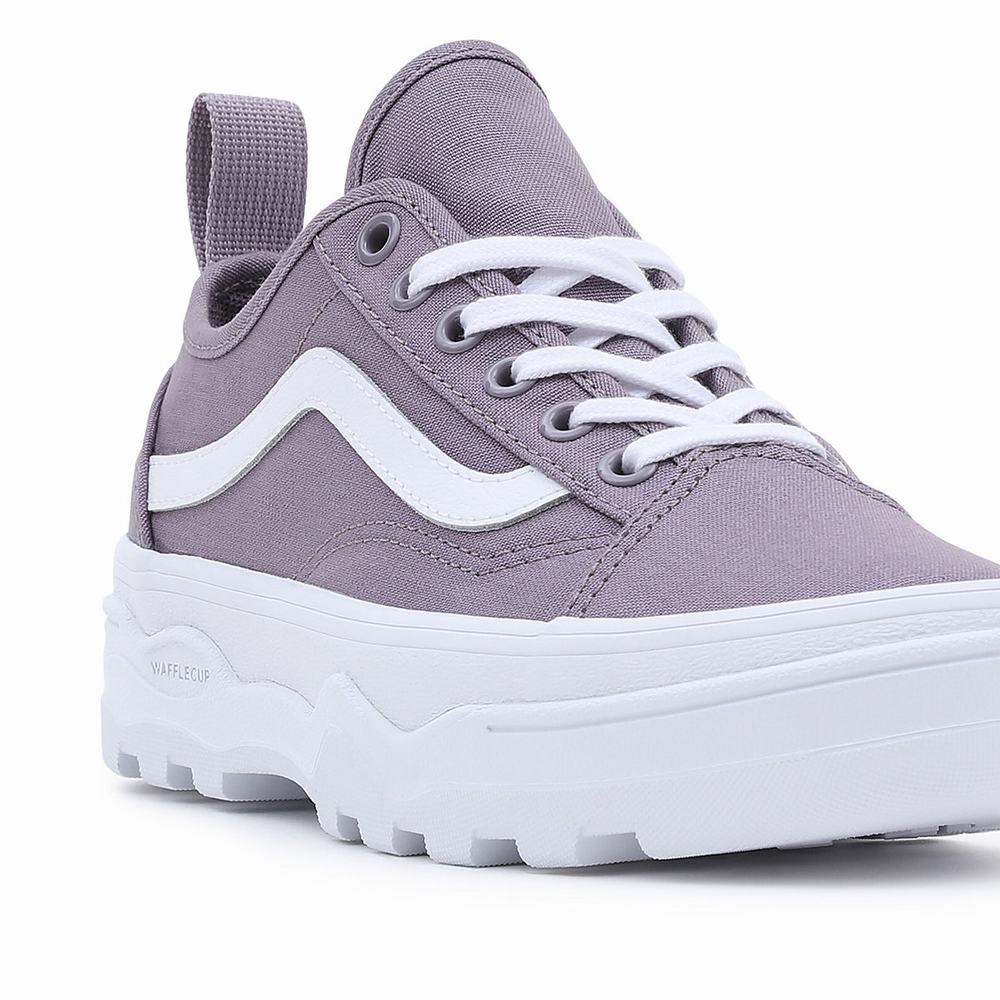 Women's Vans Sentry Old Skool WC Sneakers Purple | USA08327