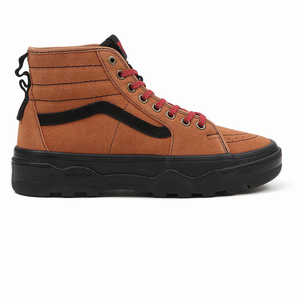 Women's Vans Sentry Sk8-Hi WC Sneakers Brown | USA25170