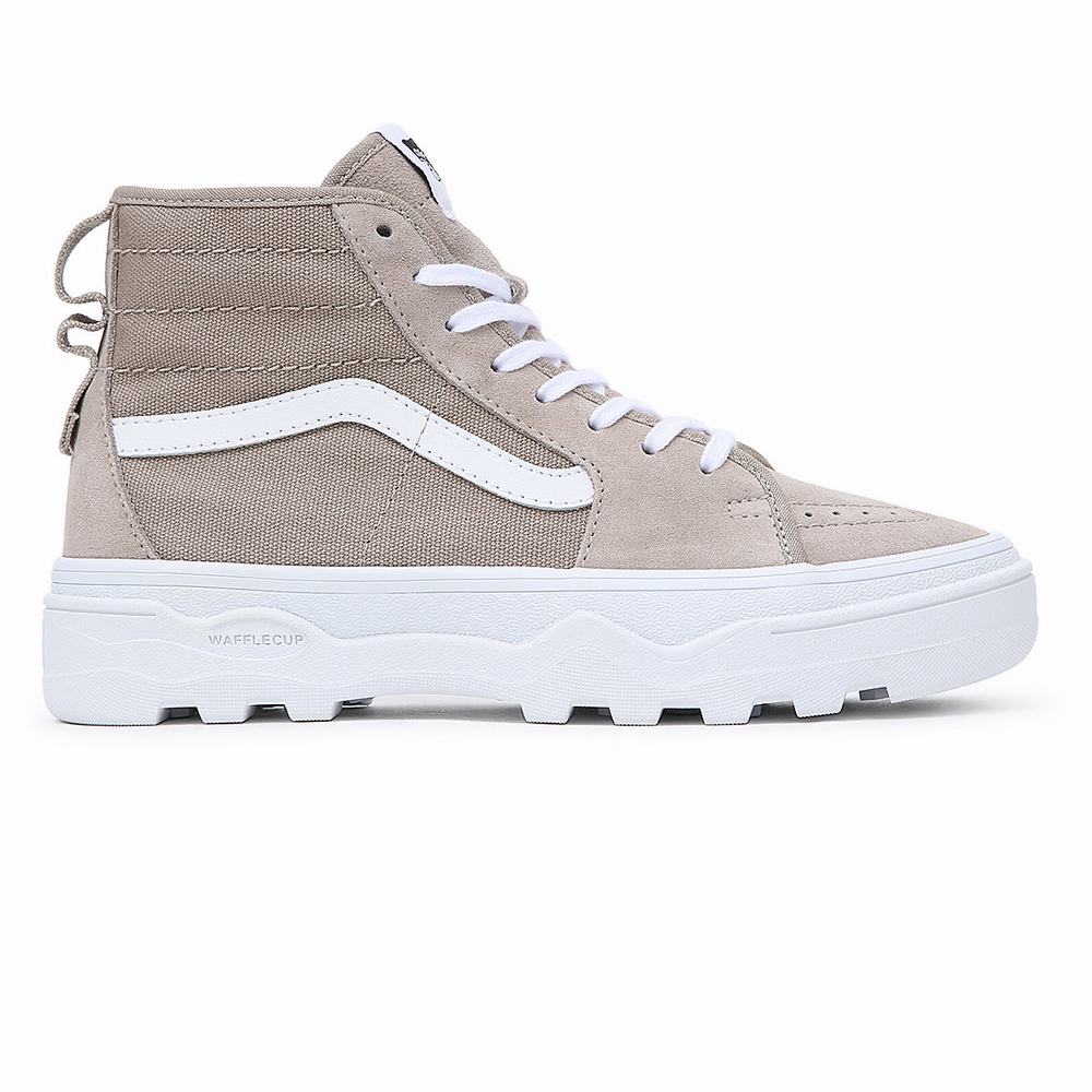 Women's Vans Sentry Sk8-Hi WC Sneakers Beige | USA98457