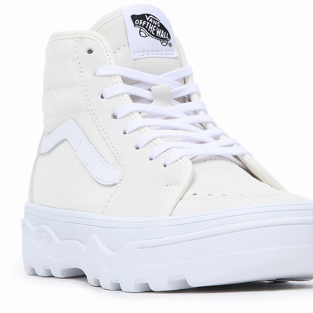 Women's Vans Sentry Sk8-Hi WC Sneakers White | USA94318