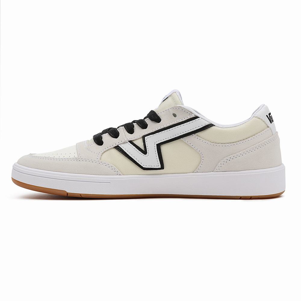 Women's Vans Serio Collection Lowland ComfyCush Sneakers White | USA23609