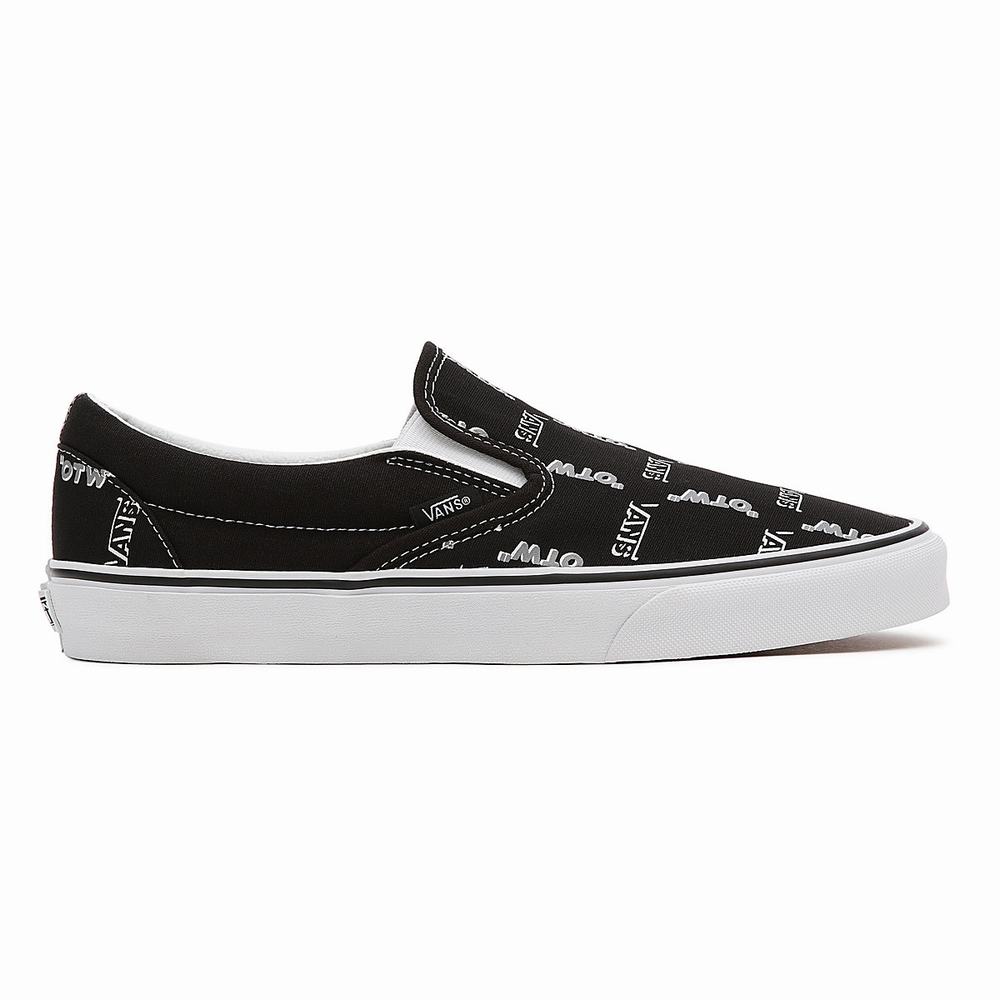 Women's Vans Shadow Vans Classic Slip On Shoes Black | USA85067