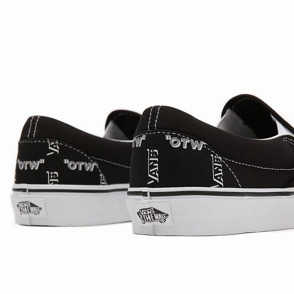 Women's Vans Shadow Vans Classic Slip On Shoes Black | USA85067