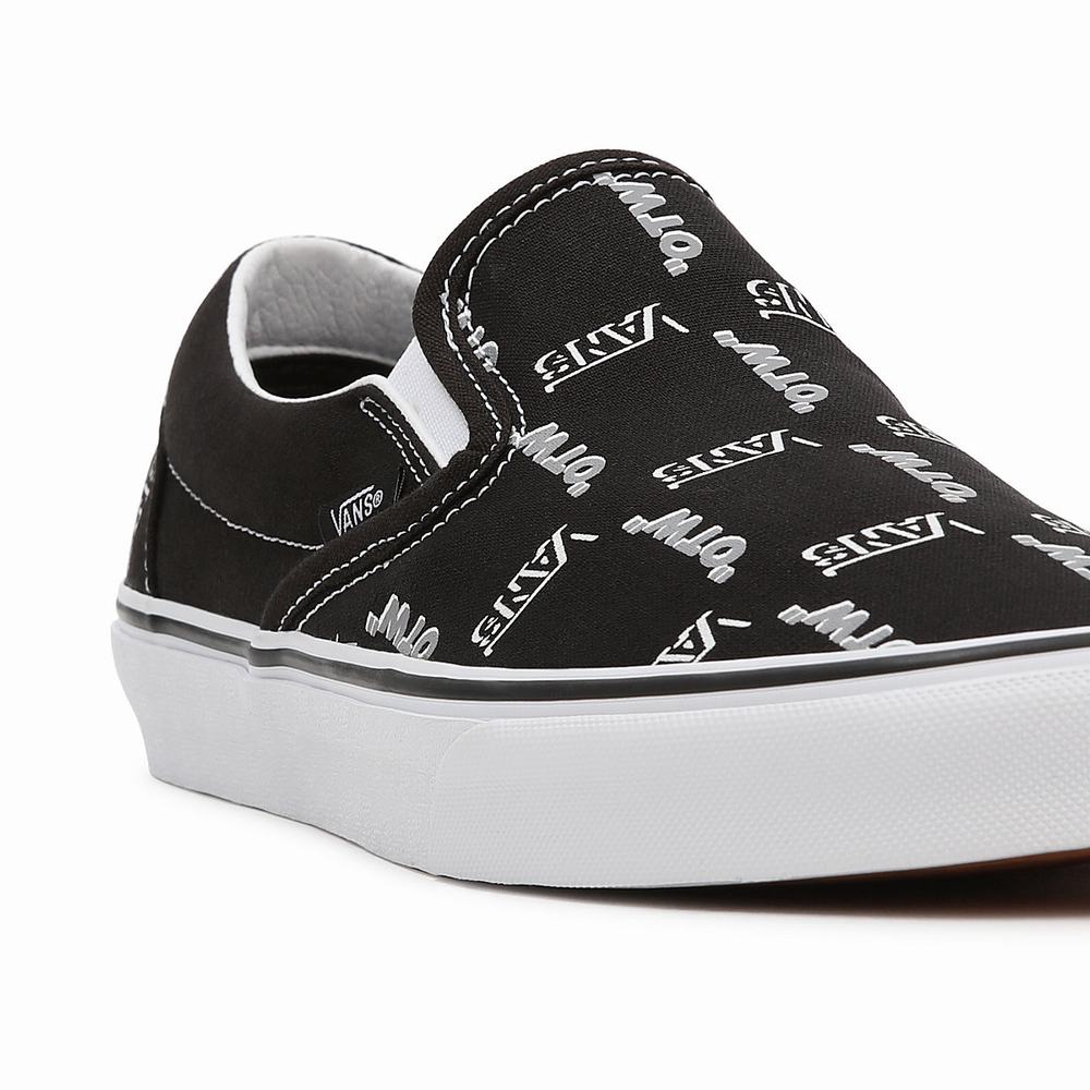 Women's Vans Shadow Vans Classic Slip On Shoes Black | USA85067