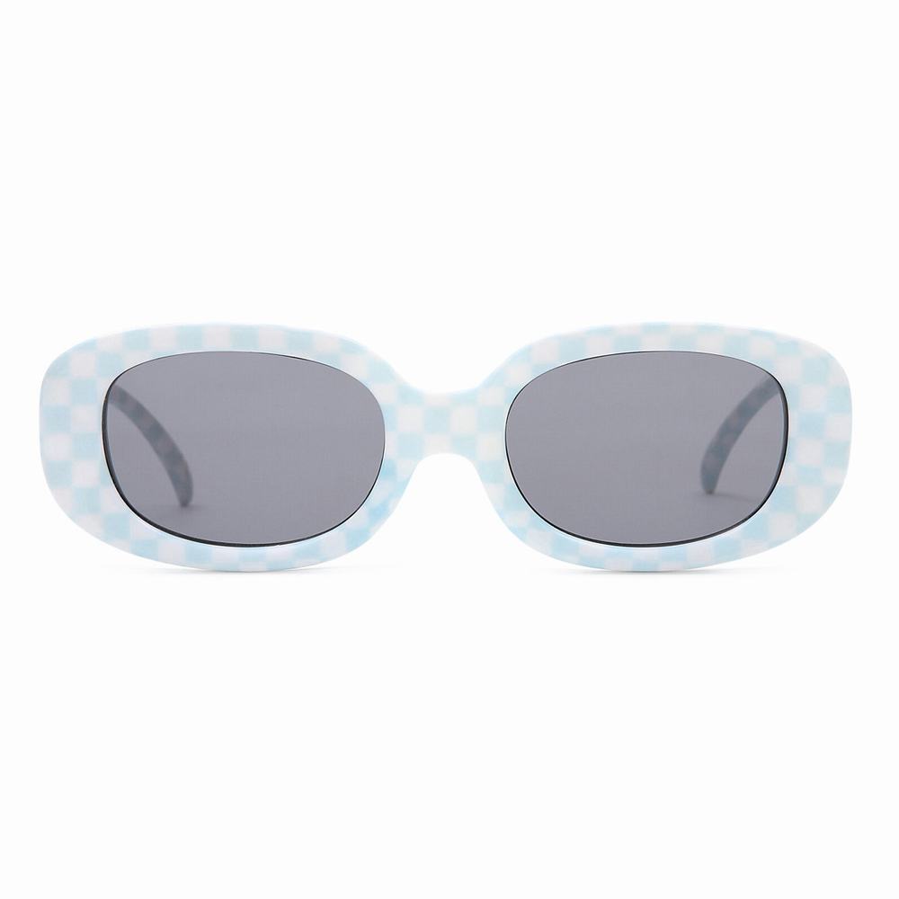 Women\'s Vans Showstopper Sunglasses Blue | USA07281