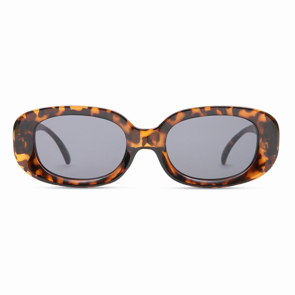 Women\'s Vans Showstopper Sunglasses Brown | USA58261