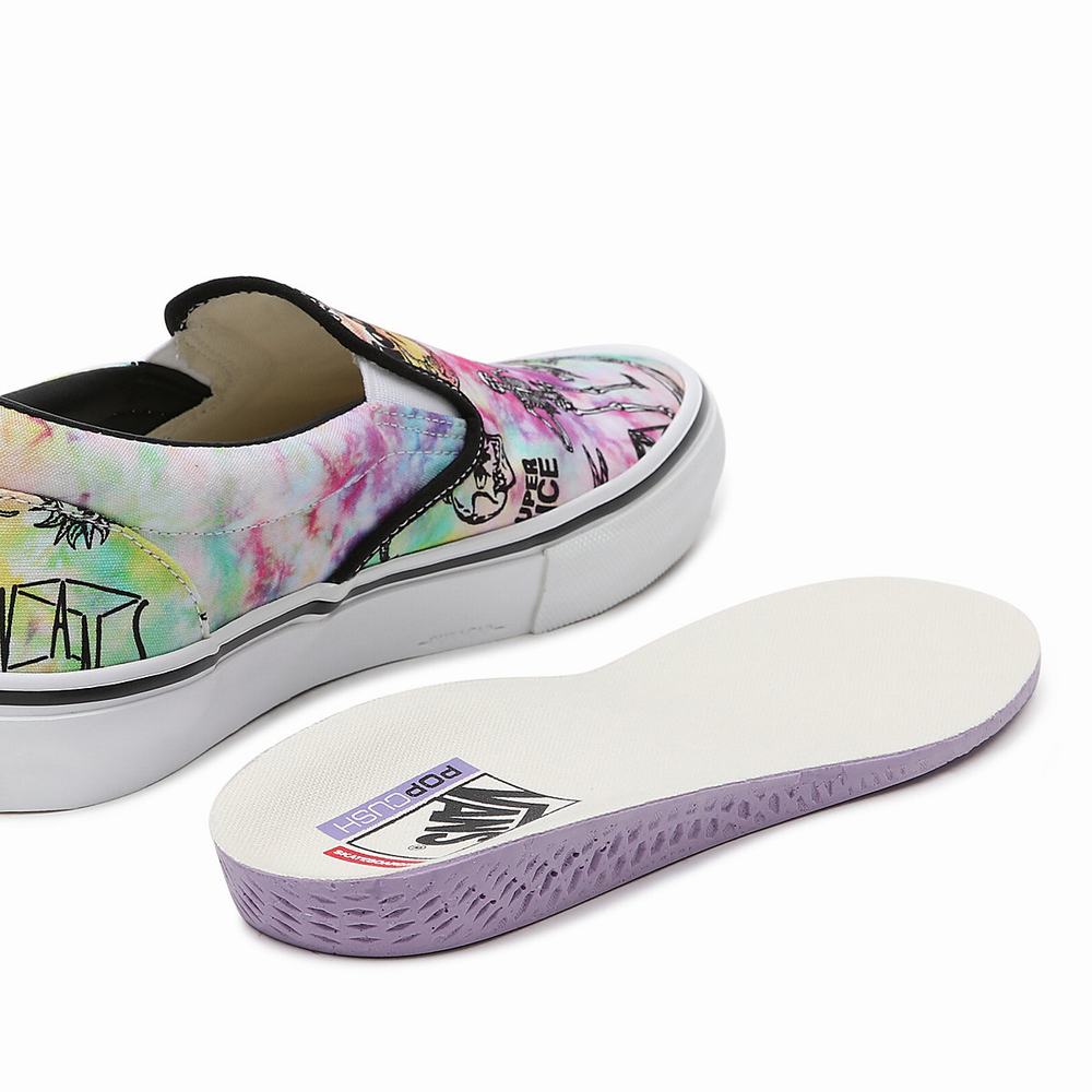 Women's Vans Shroom Doom Skate Slip On Shoes Multicolor | USA32947