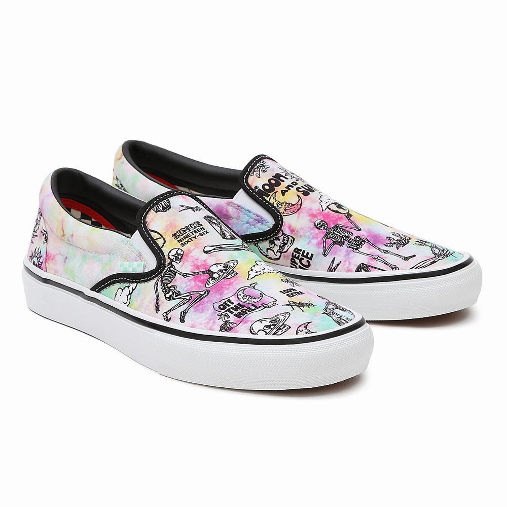 Women\'s Vans Shroom Doom Skate Slip On Shoes Multicolor | USA32947